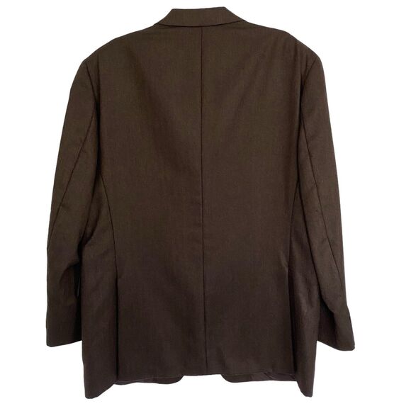 Nordstrom  Loro Piana Fabric Blazer Men’s 46T Brown WoolSport Coat Jacket - Picture 9 of 13